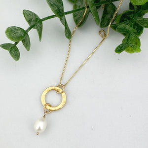 Gold Filled Freshwater Pearl Necklace