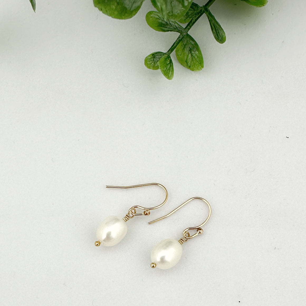 Gold Filled Freshwater Pearl Earrings